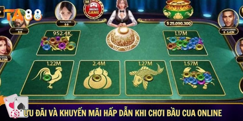 Bầu cua online TA88 – Sân chơi giải trí cực đỉnh tại nhà Ưu đãi và khuyến mãi hấp dẫn khi chơi bầu cua online