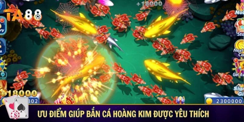 Bắn cá hoàng kim: Khám phá sảnh game săn cá đỉnh cao Ưu điểm giúp bắn cá Hoàng Kim được yêu thích