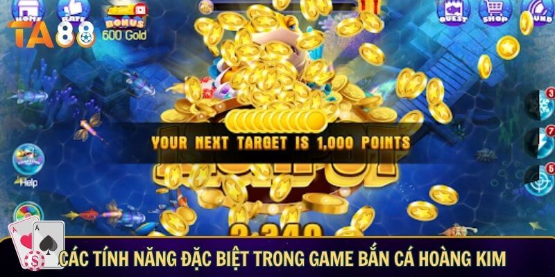 Bắn cá hoàng kim: Khám phá sảnh game săn cá đỉnh cao Các tính năng đặc biệt trong game bắn cá Hoàng Kim