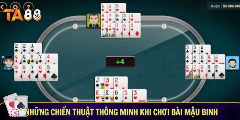 Game bài mậu binh: Trải nghiệm sân chơi mới lạ tại TA88 Những chiến thuật thông minh khi chơi bài Mậu Binh
