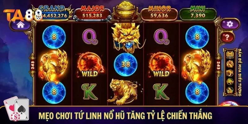 Tứ linh nổ hũ – Hành trình săn hũ khủng cho game thủ Mẹo chơi Tứ Linh Nổ Hũ tăng tỷ lệ chiến thắng
